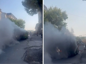 Toshkentda yo‘lovchilarni olib ketayotgan avtobus yonib ketdimi?