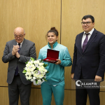 Olimpiya o‘yinlari oldidan dzyudochi qizga davlat mukofoti topshirildi