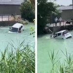 Toshkentda Spark suvga tushib ketdi (video)
