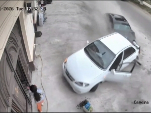 Jomboyda mast haydovchi dahshatli YTH sodir etdi (video)