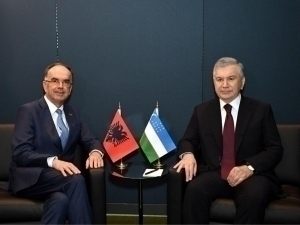 Албания Президенти Ўзбекистонга келди