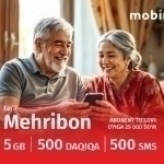 Mobiuz “Меҳрибон” имтиёзли тариф режасини тақдим этди