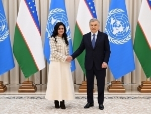 Шавкат Мирзиёев БМТ Туризм бош котибини қабул қилди