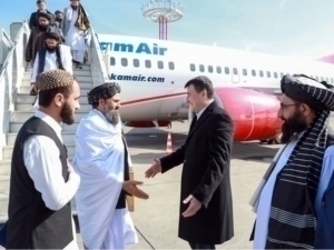 “Taliban” delegation arrives in Tashkent 