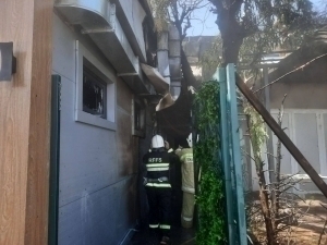 Fire breaks out in a kitchen near Tashkent airport 