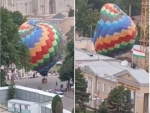 Hot air balloon carrying Uzbek citizen crashes in Khujand