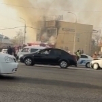 Two-story shop burns down in Shaykhontohur (video)