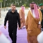 Zelenskiy kutilmaganda Saudiya Arabistoniga bordi