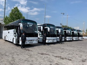 The launch of bus services between Uzbekistan and Kazakhstan is delayed