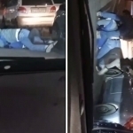 Drivers clash on Tashkent road