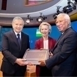Mirziyoyev meets with European leaders