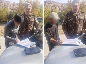 Navoiyda ruxsatsiz dölana tergan ikki fuqaro jarimaga tortildi
