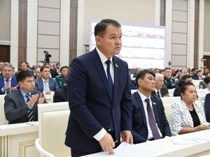 Amanbay Orinbayev is confirmed as the head of Karakalpakstan