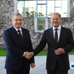 Mirziyoyev meets with Olaf Scholes