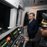 Prezident Toshkent yerusti metrosini yangi poyezdda aylandi