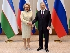 Шавкат Мирзиёев Матвиенко билан гаплашди