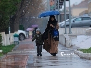 Rain and snow will be expected in some parts of Uzbekistan tomorrow