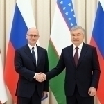 Shavkat Mirziyoyev Rossiya delegatsiyasini qabul qildi