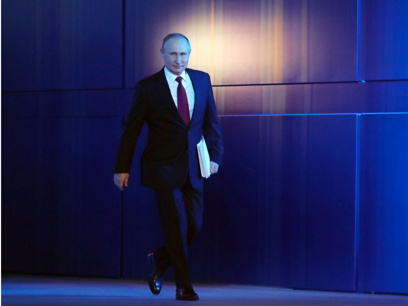 Путин давомли ҳукмронлиги йўлида сўнгги нуқтага келди