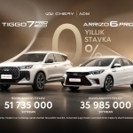 Chery Tiggo 7 Pro va Arrizo 6 Pro: 15% boshlang‘ich to‘lov va yillik stavka 0%