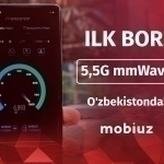 Mobiuz энг замонавий mmWave радиочастотасидан фойдаланиб 5,5G имкониятларини кўрсатади