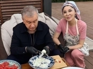 Президент оиласи билан ҳайитни нишонлади
