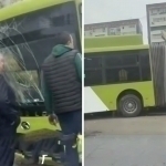 Bus has an accident in Tashkent