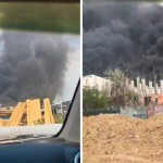 Тошкентда пластмассалар сақлаш омбори ёниб кетди