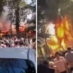 Andijondagi savdo kompleksida yong‘in sodir bo‘ldi (video)