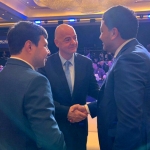 Umid Ahmadjonov Kuala-Lumpurda Janni Infantino bilan uchrashdi