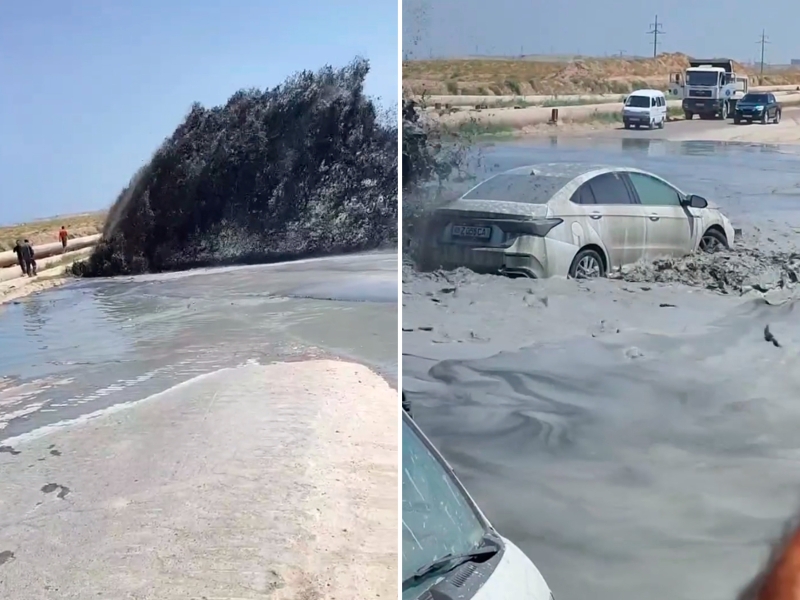 OKMKning yirik quvuri yorilib ketdi (video)