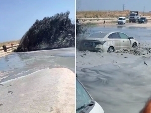 OKMKning yirik quvuri yorilib ketdi (video)