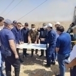 Ramatov va bir nechta mas’ul rahbarlar oltingugurt gazi chiqqan konga bordi