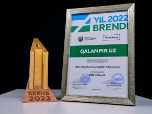 QALAMPIR.UZ is the “Brand of the Year”