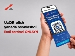 UzQR олиш – энди онлайн!