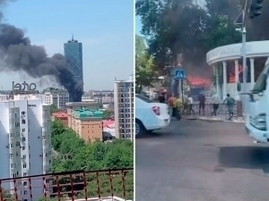 Toshkentdagi ko‘p qavatli uyga o‘t ketdi
