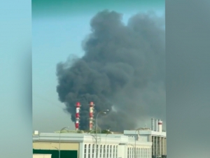 Toshkentdagi texnopark hududida yong‘in yuz berdi (video)