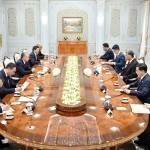 Mirziyoyev Xitoy delegatsiyasini qabul qildi