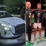 Рамзан Қодиров Нурсултон Рўзибоевга автомобиль совға қилди