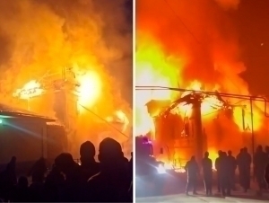 Andijonda uy yonib kul bo‘ldi (video)