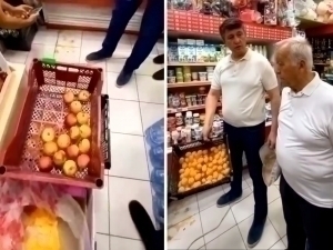 Mayor of Tashkent conducts a “raid” in one of the shops in Yunusobod 