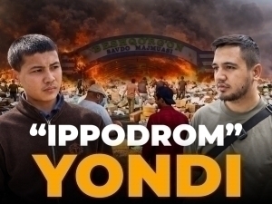 “Ипподром”да ёнғин: машиналар ва млрд сўмлик товарлар кулга айланган