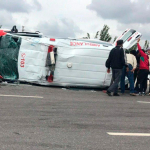 Tez tibbiy yordam avtomashinasi ishtirokida yo‘l transport hodisasi yuzaga keldi. Jabrlanganlar bor