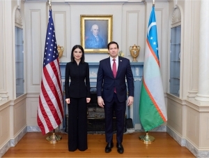 Саида Мирзиёева АҚШ Давлат котиби Марко Рубио билан нонушта қилди