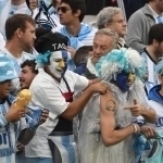 Argentinalik muxlislar terma jamoaning g‘alabasi uchun turli irimlardan foydalanmoqda