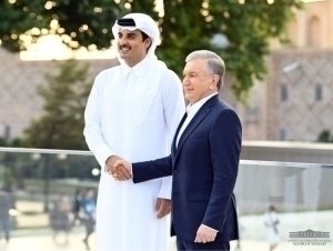 Mirziyoyev Qatar Amirini tabrikladi