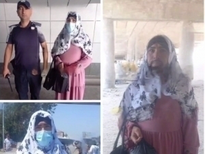 Man wearing a hijab was arrested in Tashkent