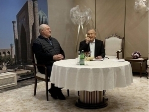 Mirziyoyev and Lukashenko extended congratulations to Aliev