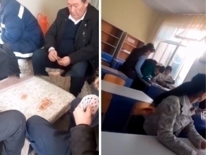 Reports emerge of school principal playing cards and vice principal beating a girl student