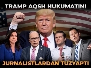 Donald Tramp AQSHning yangi hukumatini jurnalistlardan tuzyapti